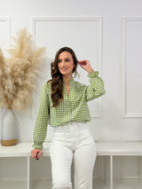 Blusa Vichy Verde