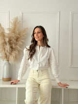 Blusa Corações Azuis