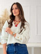 Camisola Botões Branca