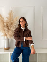 Casaco Camurça Choco