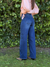 Jeans Barrel Fit Escura