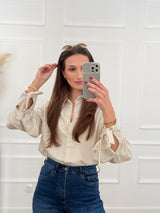 Blusa Linho Bege