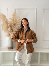 Casaco Camurça Camel