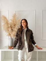 Casaco Camurça Verde