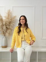 Cardigan Sara Amarelo
