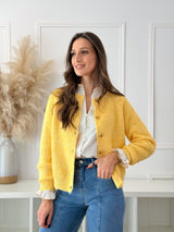 Cardigan Sara Amarelo