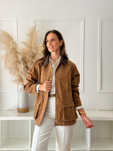 Casaco Camurça Camel