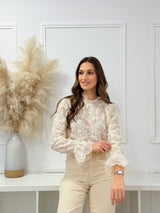 Blusa Rendilhada Romântica