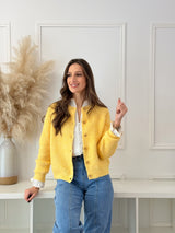 Cardigan Sara Amarelo