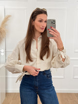 Blusa Linho Bege
