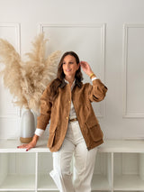 Casaco Camurça Camel