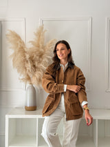 Casaco Camurça Camel