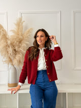 Cardigan Bordeaux