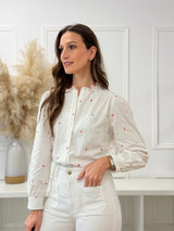 Blusa Corações Rosa