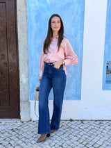 Blusa Linho Rosa