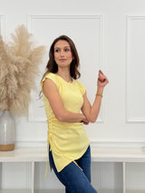 T-shirt Malha Amarela