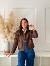 Casaco Camurça Choco