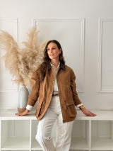 Casaco Camurça Camel