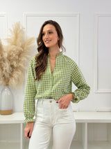 Blusa Vichy Verde