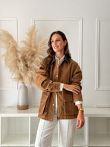 Casaco Camurça Camel