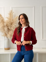 Cardigan Bordeaux