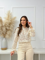 Blusa Rendilhada Romântica