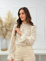 Blusa Rendilhada Romântica