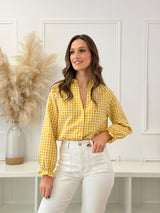 Blusa Vichy Amarela