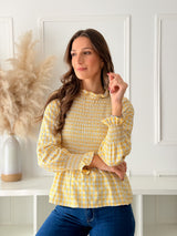 Blusa Xadrez Corações