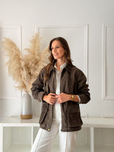 Casaco Camurça Verde