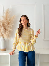 Blusa Xadrez Corações