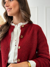 Cardigan Bordeaux