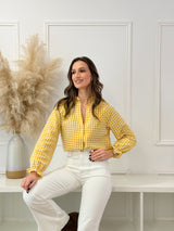 Blusa Vichy Amarela