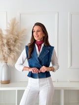 Colete Denim Estruturado