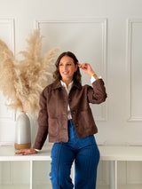 Casaco Camurça Choco