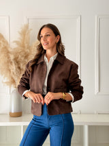 Casaco Camurça Choco