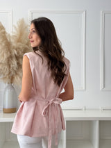 Colete Rosa Elegante
