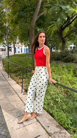 Top Malha Vermelho