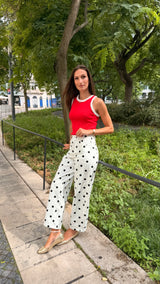 Top Malha Vermelho