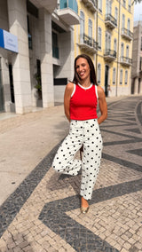 Top Malha Vermelho