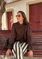 Blusa Carlota Chocolate