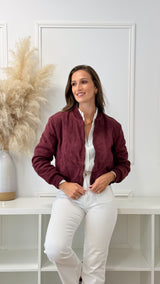 Bomber Burgundy