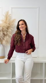 Bomber Burgundy