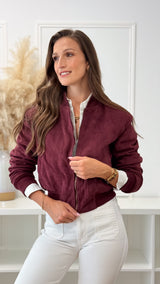 Bomber Burgundy