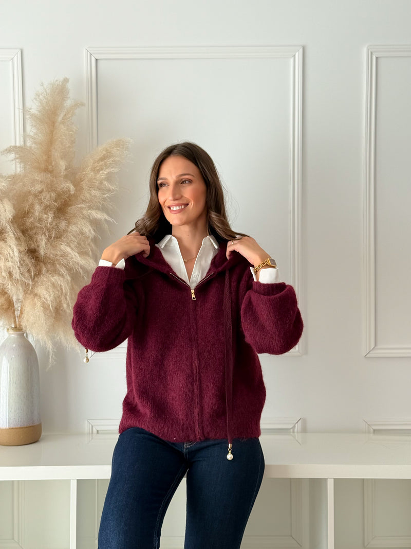 Casaco Céline Burgundy