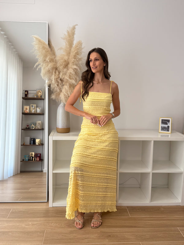 Vestido amarelo “Tenerife”