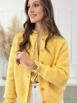 Cardigan Sara Amarelo
