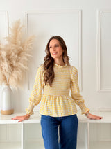 Blusa Xadrez Corações