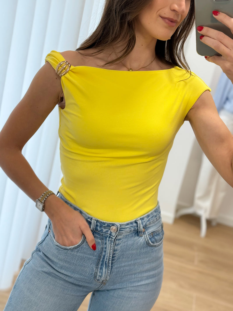 Top Simone Amarelo