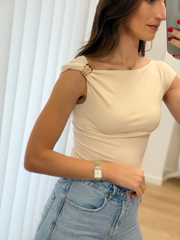 Top Simone Bege